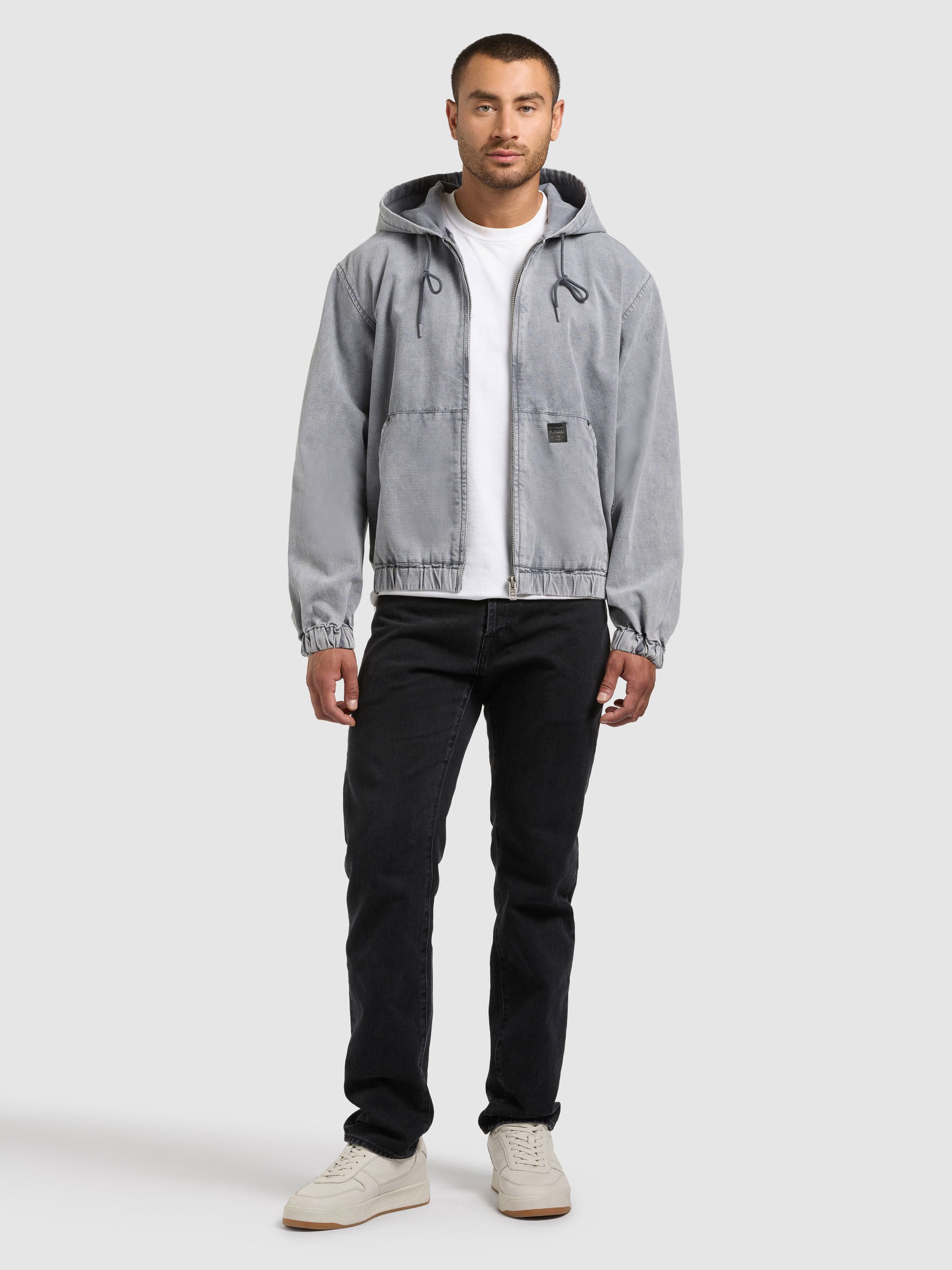 khujo-darrel-blousonjacke-grey-kapuzenjacke-mit-loose-fit image 7