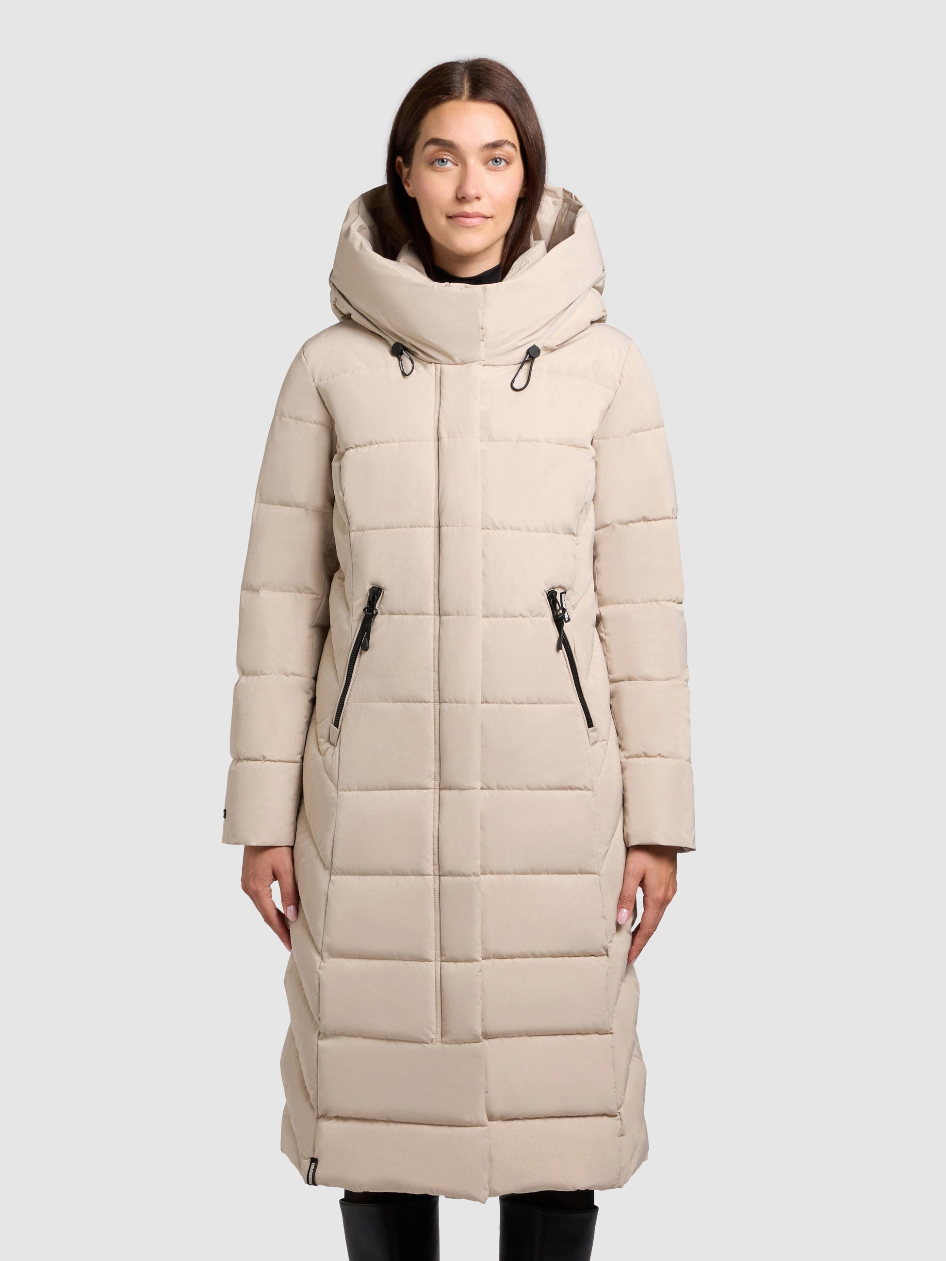 khujo-mantel-sensy-beige-damen-steppmantel-wadenlang-regular-fit image 4