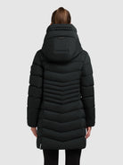 khujo-mantel-lava-black-damen-kurzmantel-slim-fit image 3