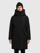 khujo-mantel-webb-black-kurzmantel-wattiert-regular-fit image 4