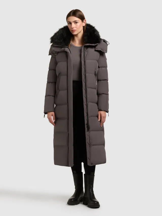 khujo-coat-holly-graphite-gray-wintermantel-f-r-damen-mit-abnehmbarer-kapuze image 1