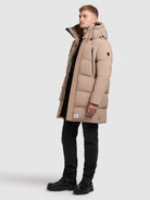 khujo-coat-morse2-cookie-beige-damen-steppmantel-mit-kapuze image 6
