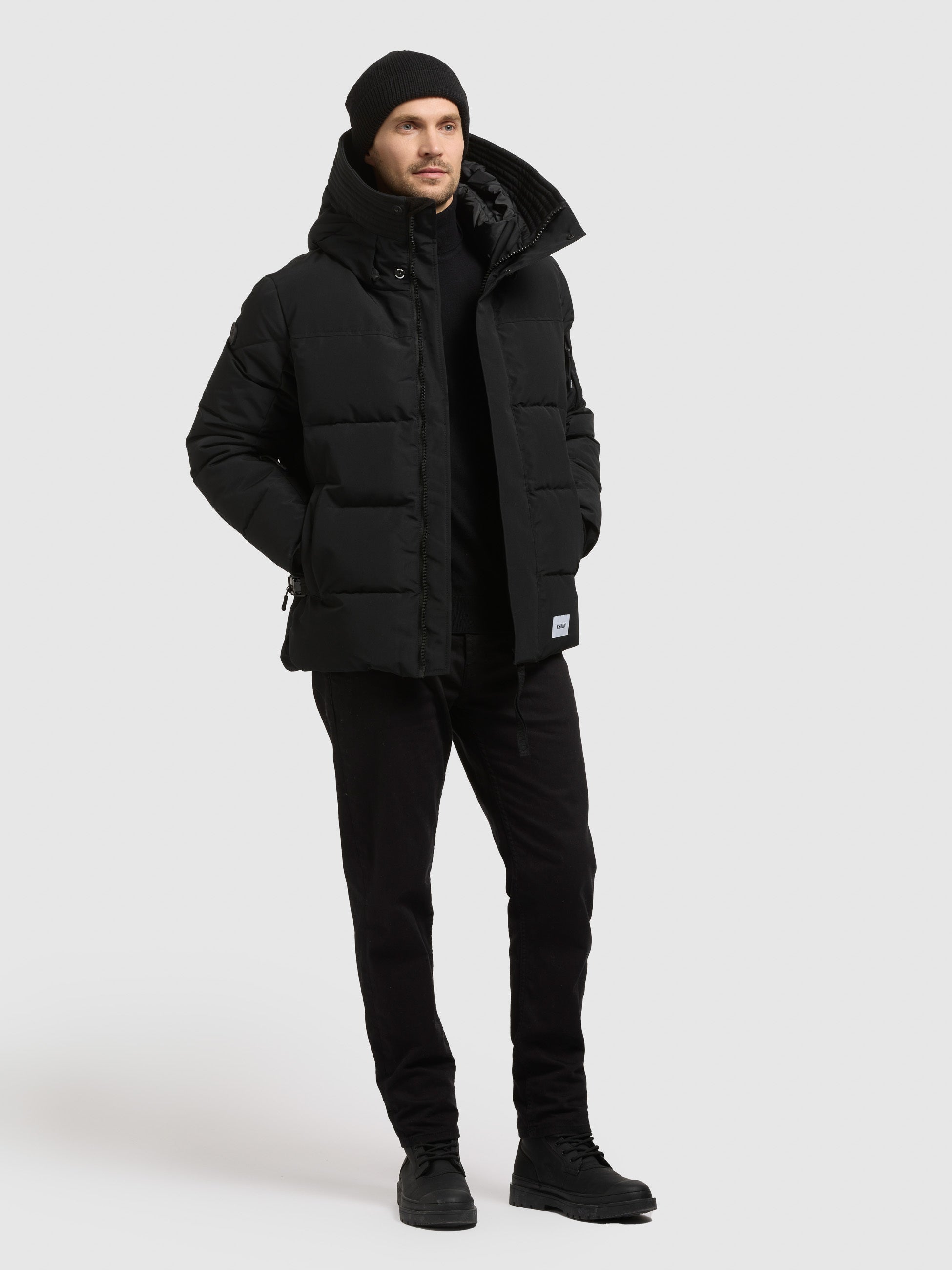 khujo-bard2-steppjacke-black-mit-kapuze image 6