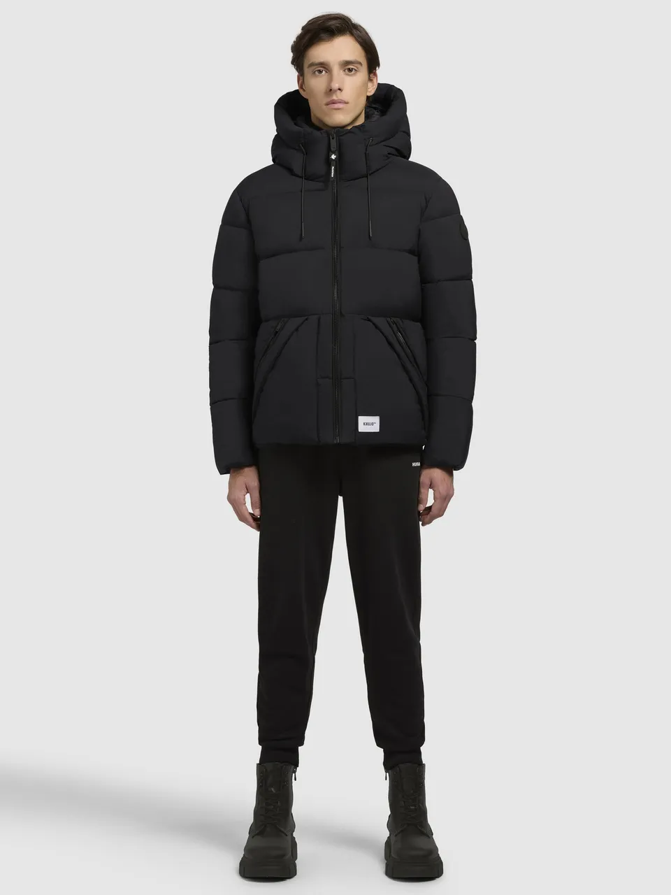 khujo-bela-matt-damen-winterjacke-black image 1