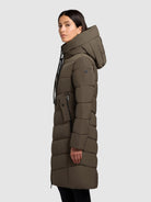 khujo-mantel-mikia2-dark-green-damen-steppmantel-knielang-regular-fit image 5
