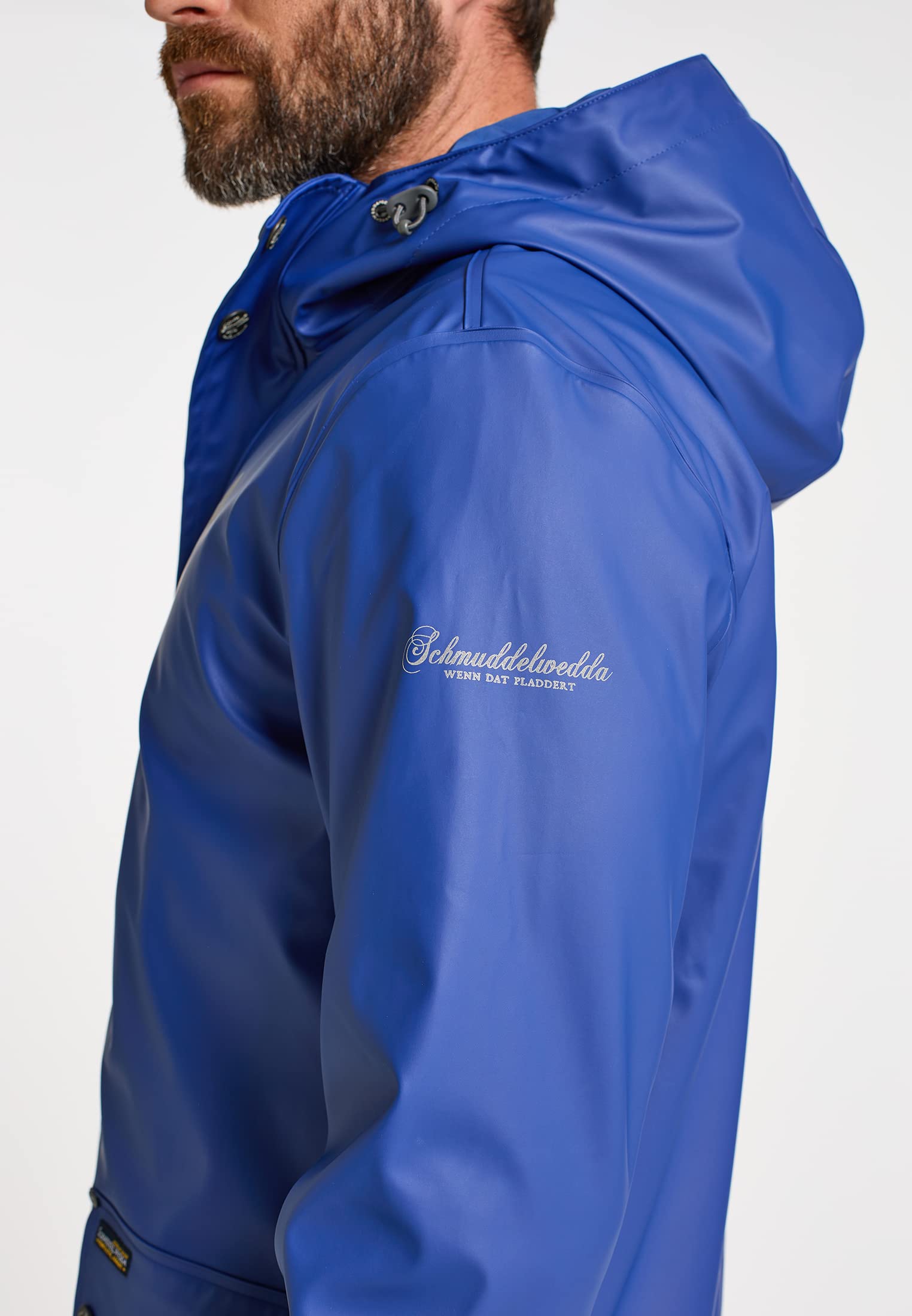 schmuddelwedda-herren-regenjacke-wasserdicht-langarm-rei-verschluss-und-druckkno image 5