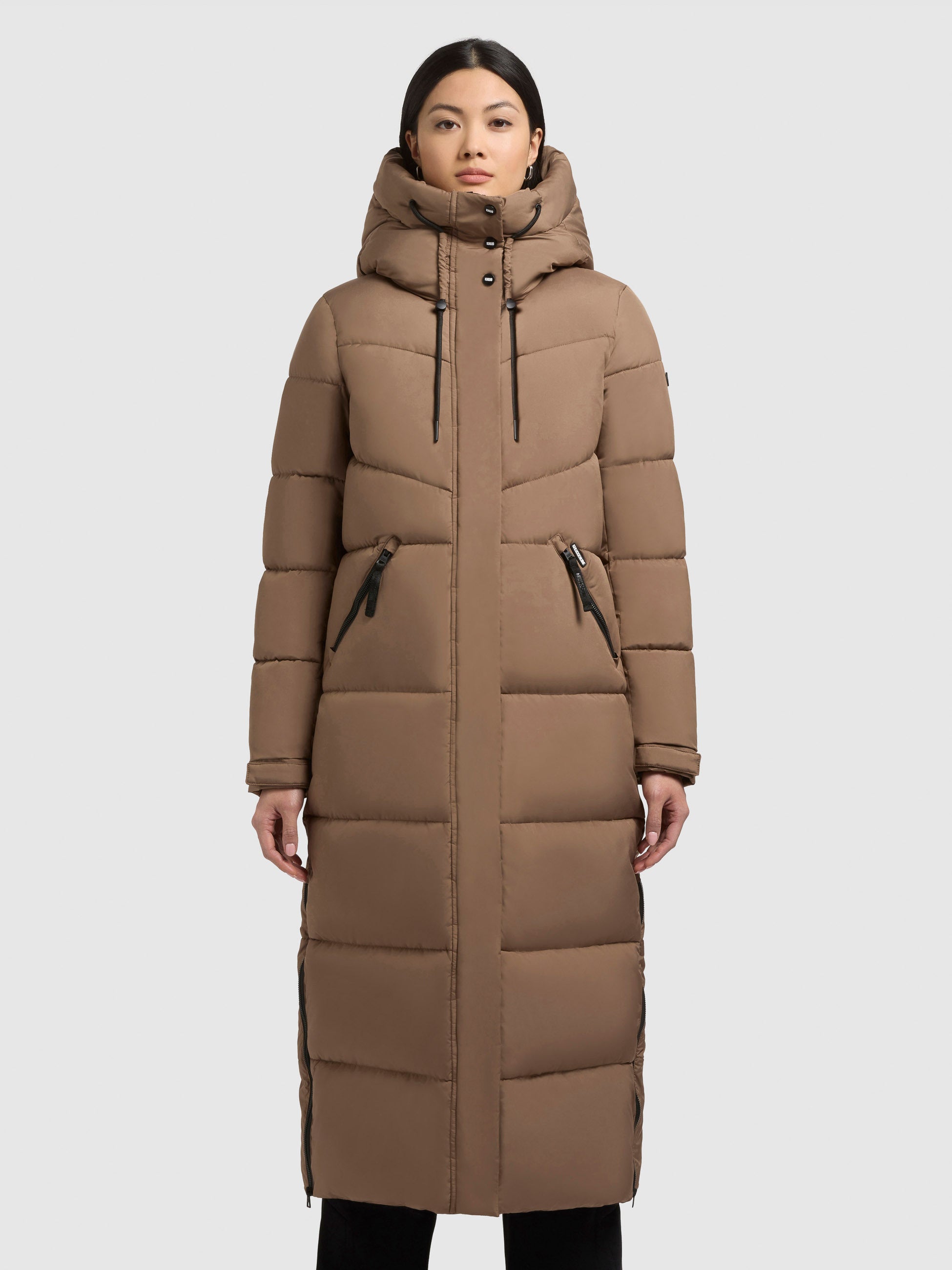 khujo-steppmantel-shimanta5-rust-brown-damen-wadenlang-winter image 4