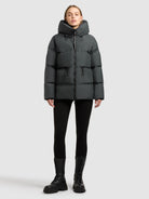 khujo-jacke-ellis2-damen-steppjacke-foam-green image 6