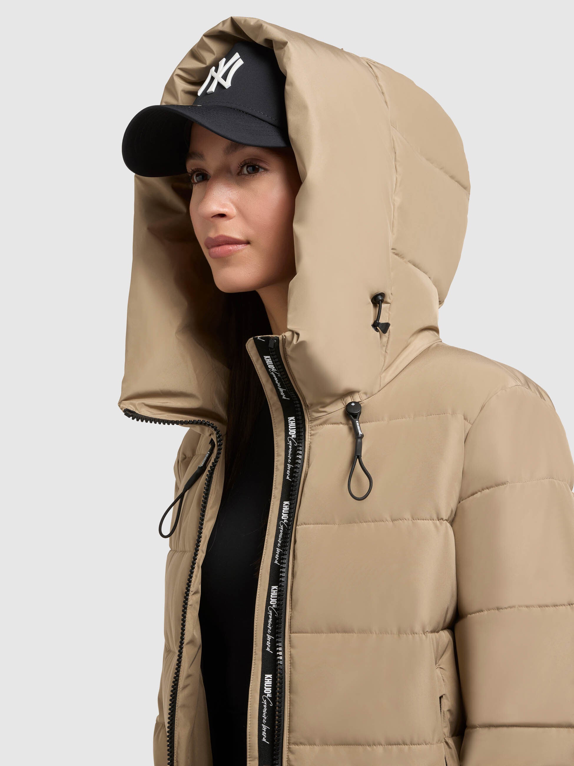 khujo-mantel-jilias4-sand-lange-gesteppte-winterjacke-damen image 8