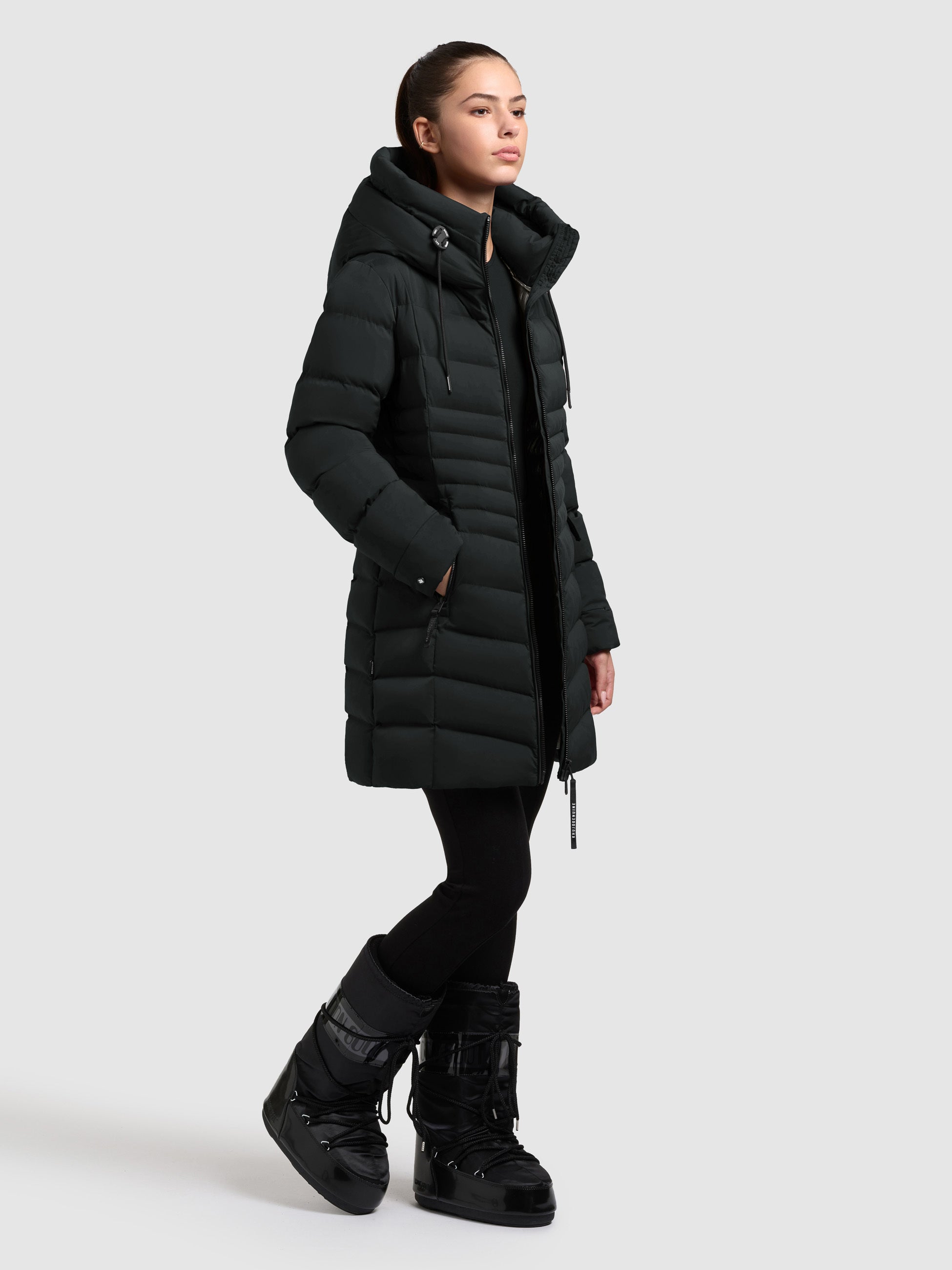 khujo-mantel-lava-damen-kurzmantel-black-slim-fit image 6