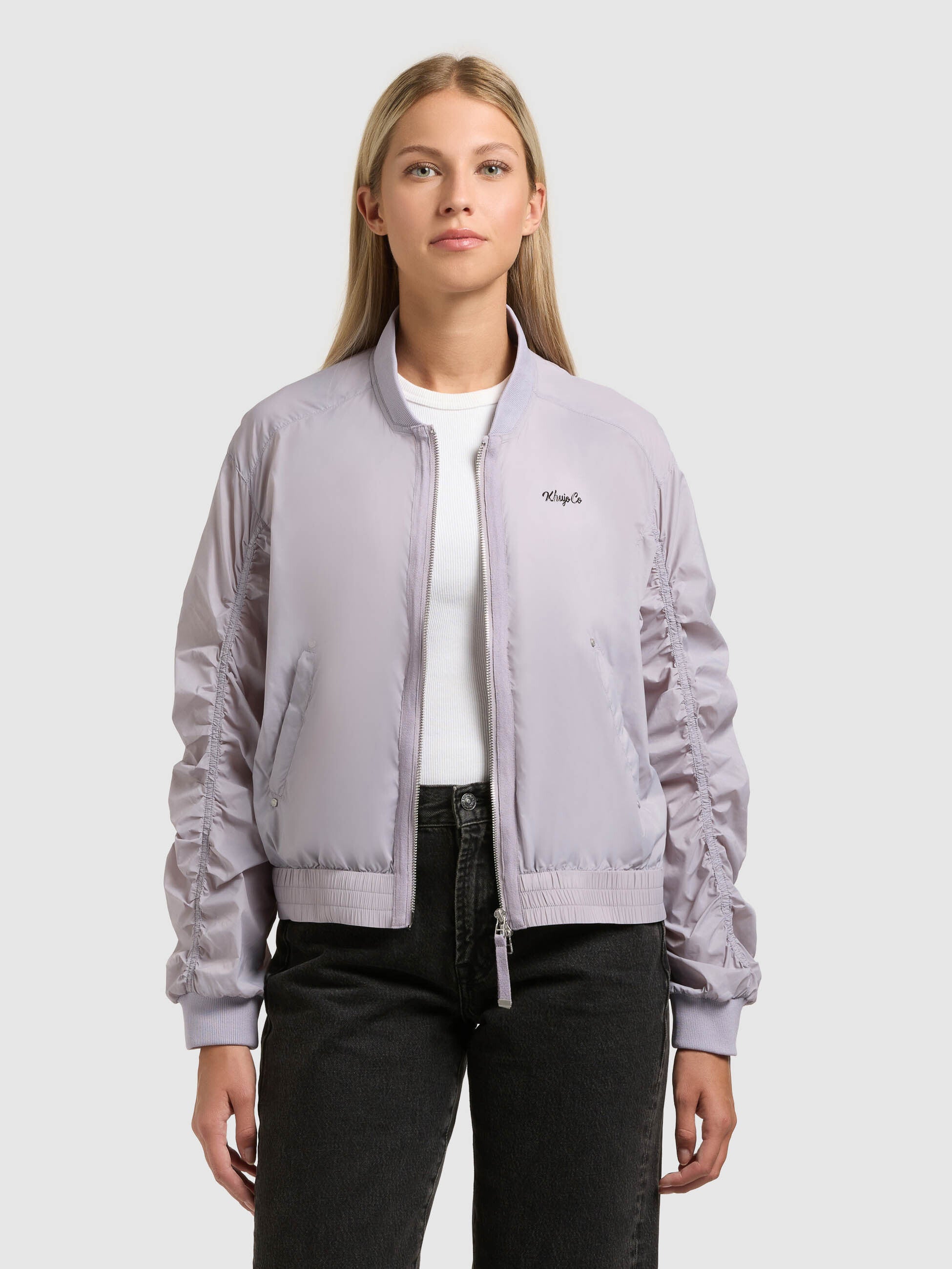 khujo-jacke-tuvay-bomberjacke-summer-lilac-damen image 4