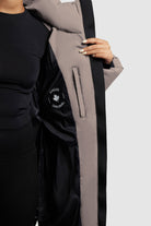 khujo-mantel-haya2-matt-greige-loose-fit image 8
