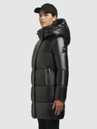 khujo-haya-shiny-steppjacke-schwarz image 5