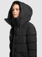 khujo-arlene-damen-steppmantel-black-slim-fit-kniefrei image 7