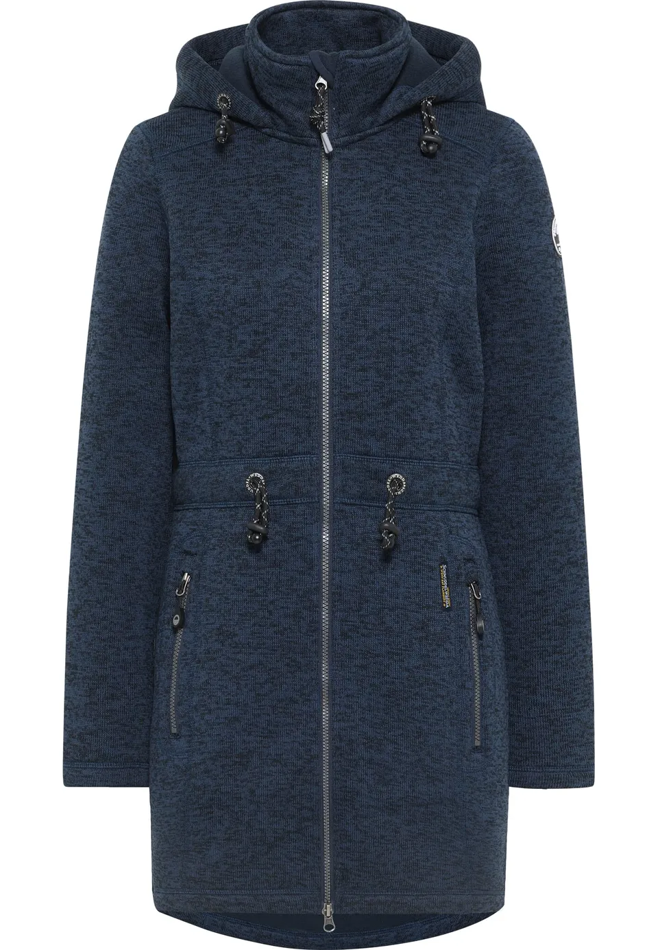 schmuddelwedda-damen-strickfleecemantel-langer-fleece-mantel image 1