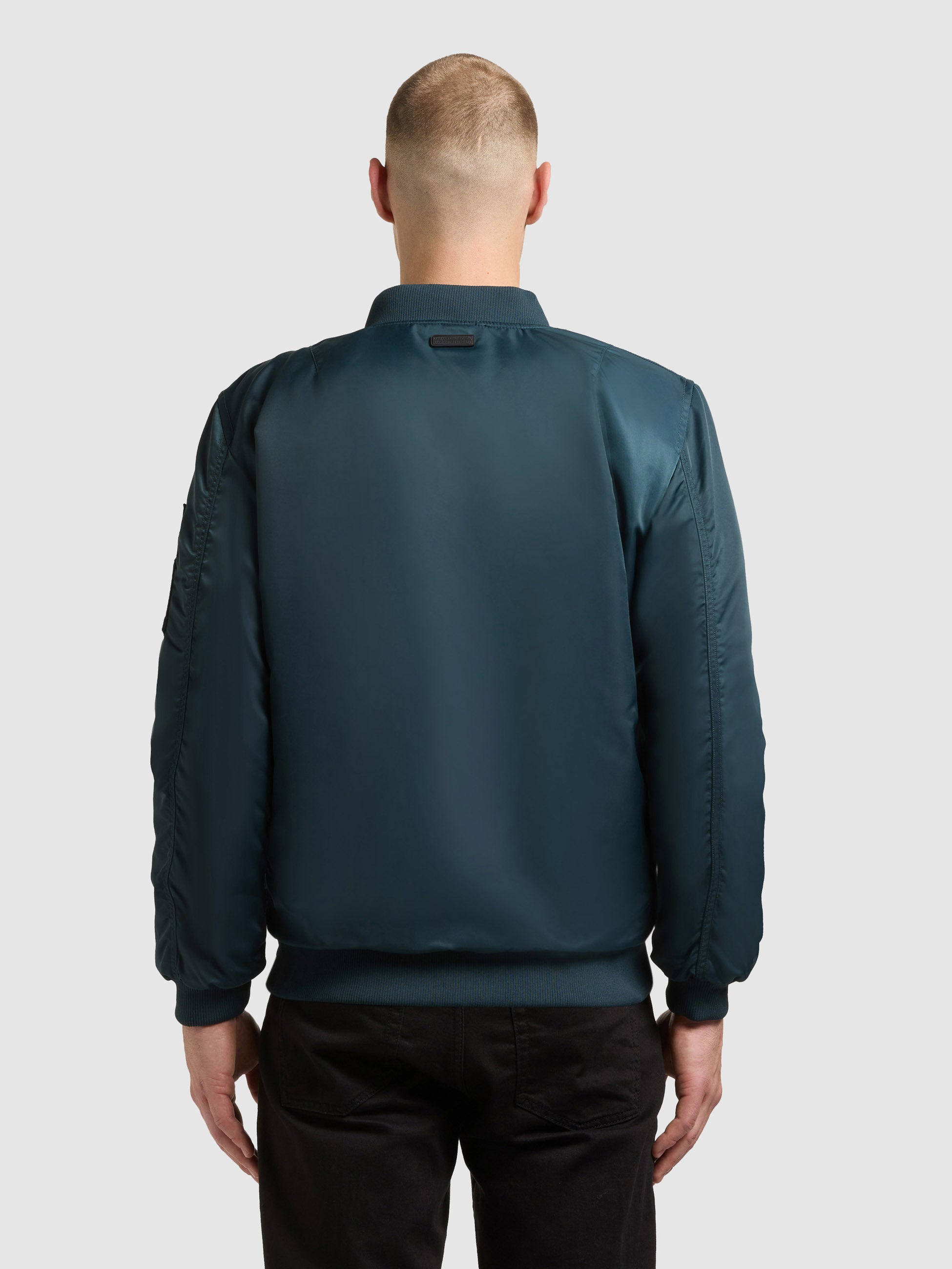 khujo-jacke-adon-petrol-blue-bomberjacke-h-ftlang image 3
