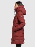 khujo-jacke-tuhani2-matt-damen-winter-steppjacke-in-rostrot image 4