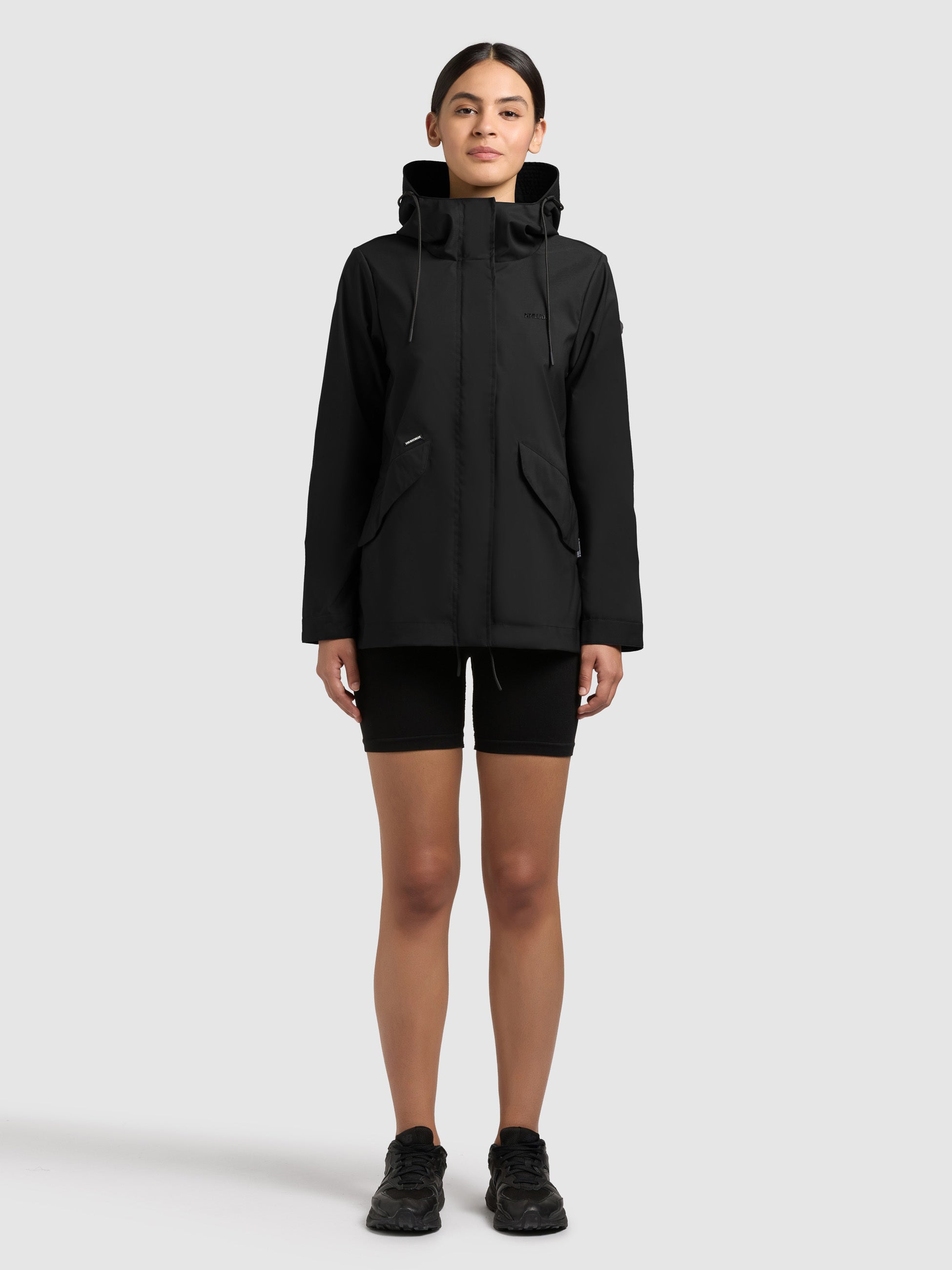 khujo-jacke-sang2-black-regenjacke-mit-kapuze image 4