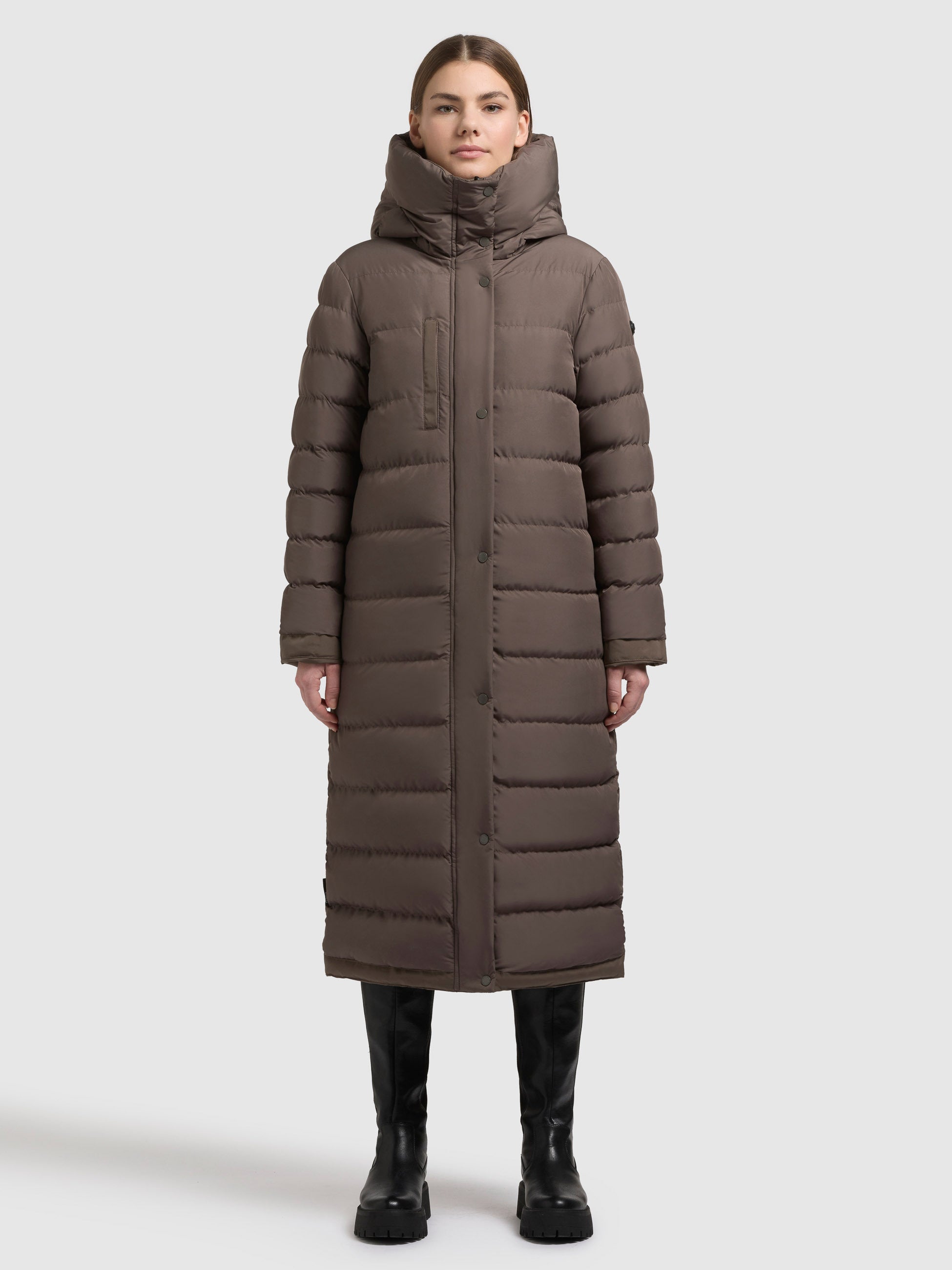 khujo-wendemantel-dawi-dull-green-beidseitig-tragbarer-wintermantel-damen image 2