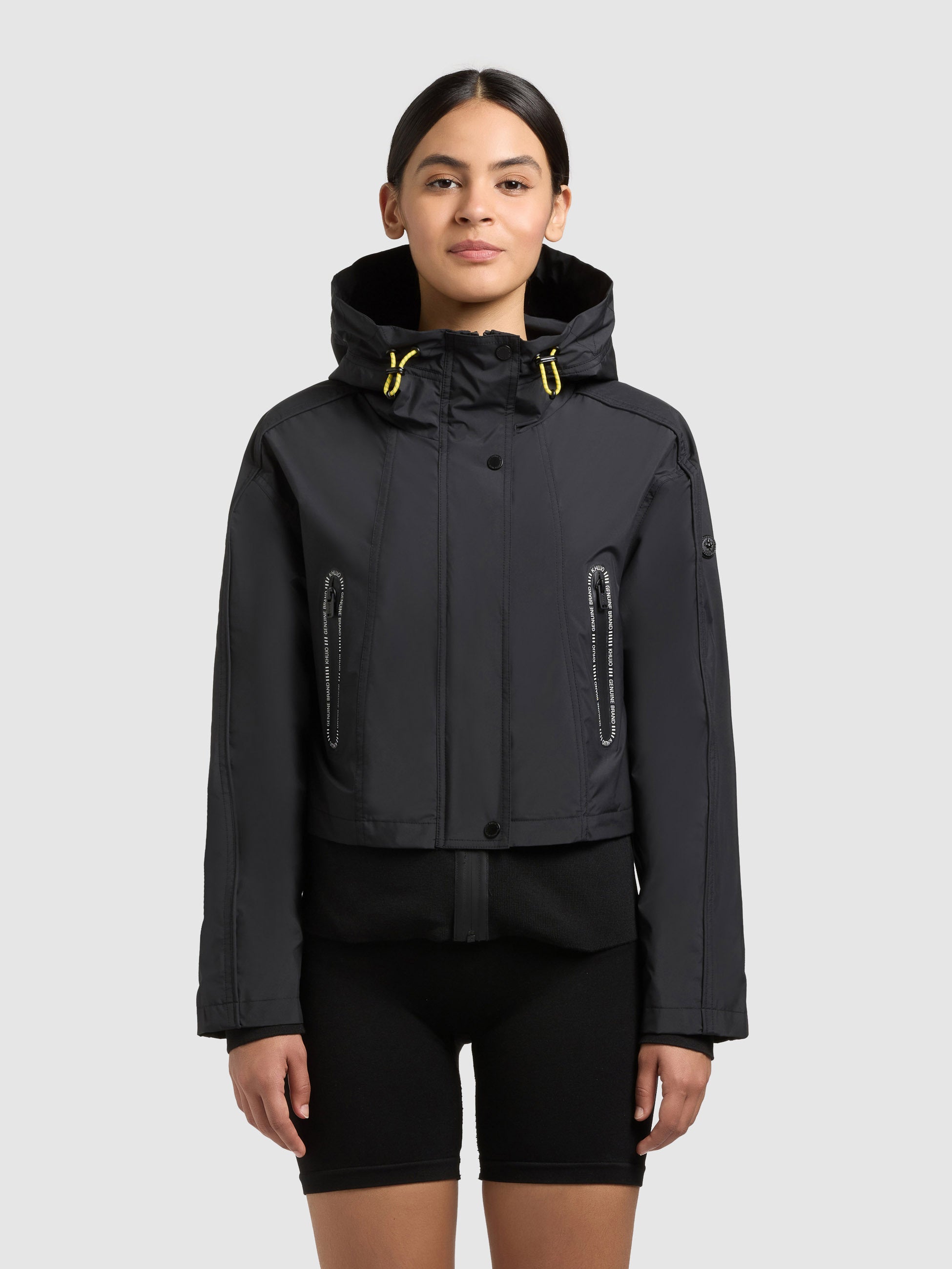 khujo-jacke-amelia-black-damen-windbreaker image 1
