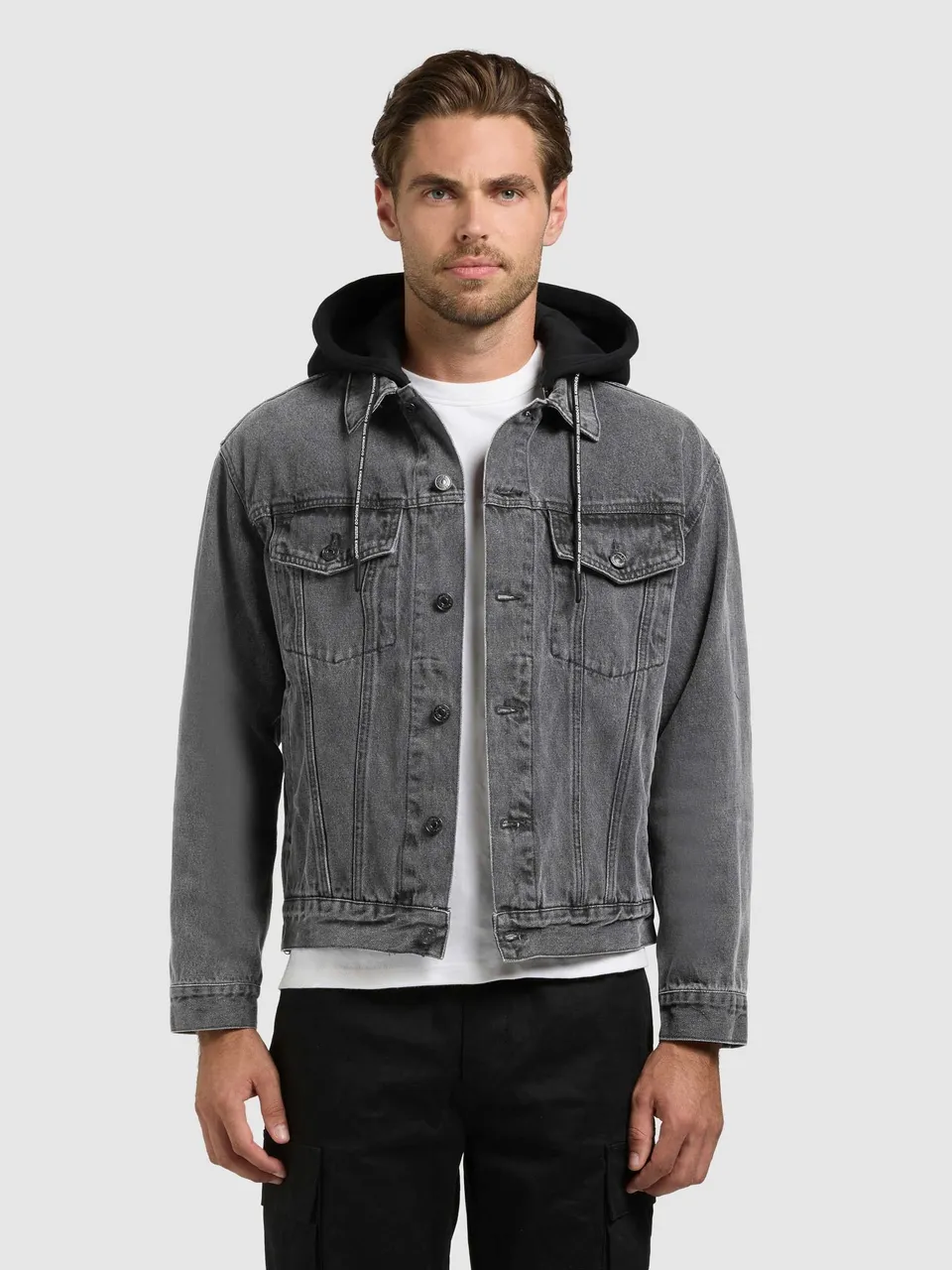 khujo-jacke-jokin-light-grey-jeansjacke image 1