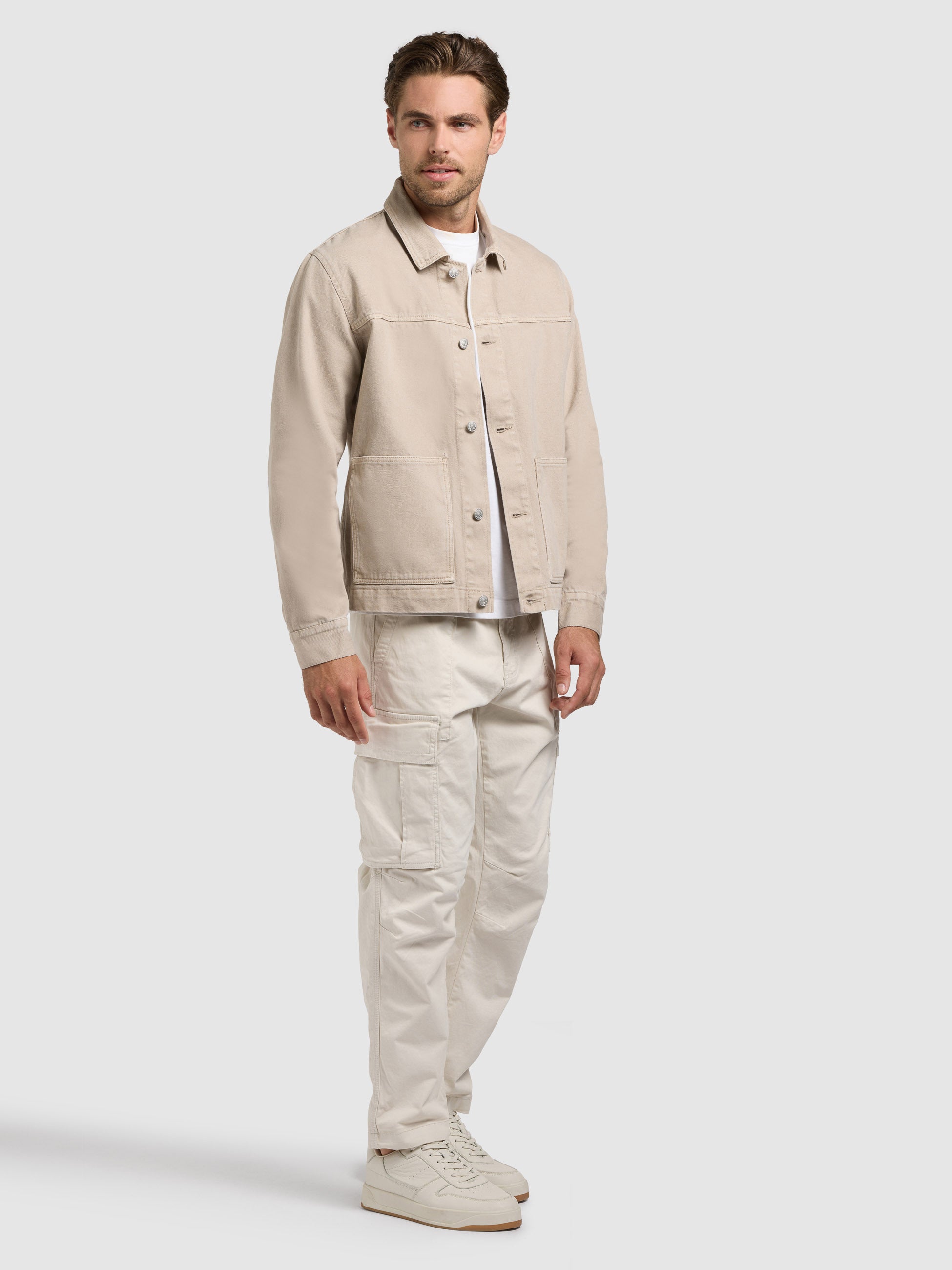 khujo-barto-jeansjacke-greige-aus-baumwoll-denim image 7
