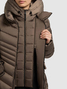 khujo-kina-damen-steppjacke-cane-brown-2 image 8