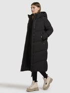 khujo-luga-damen-mantel-parka-black image 2