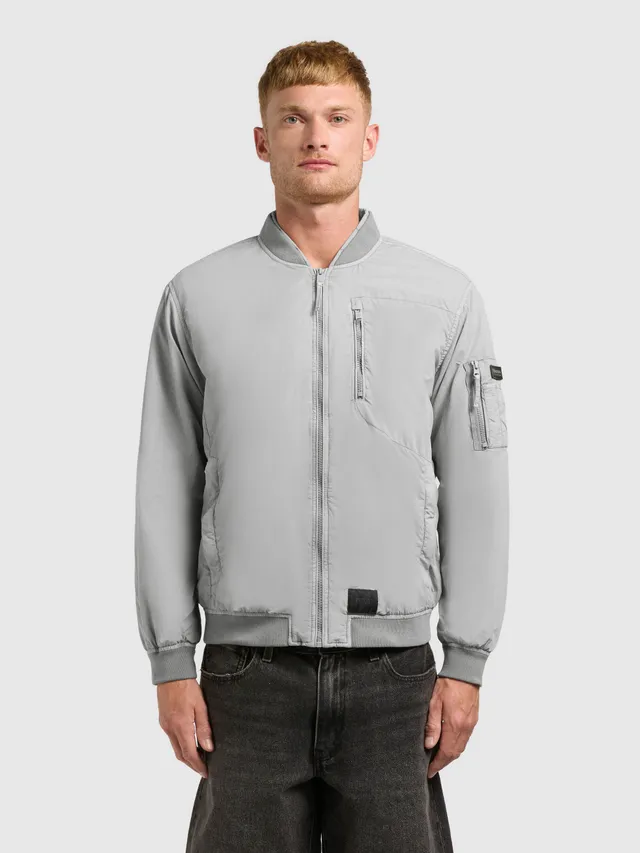 khujo-jacke-ibe-cloud-green-leichte-blousonjacke-garment-dye image 1