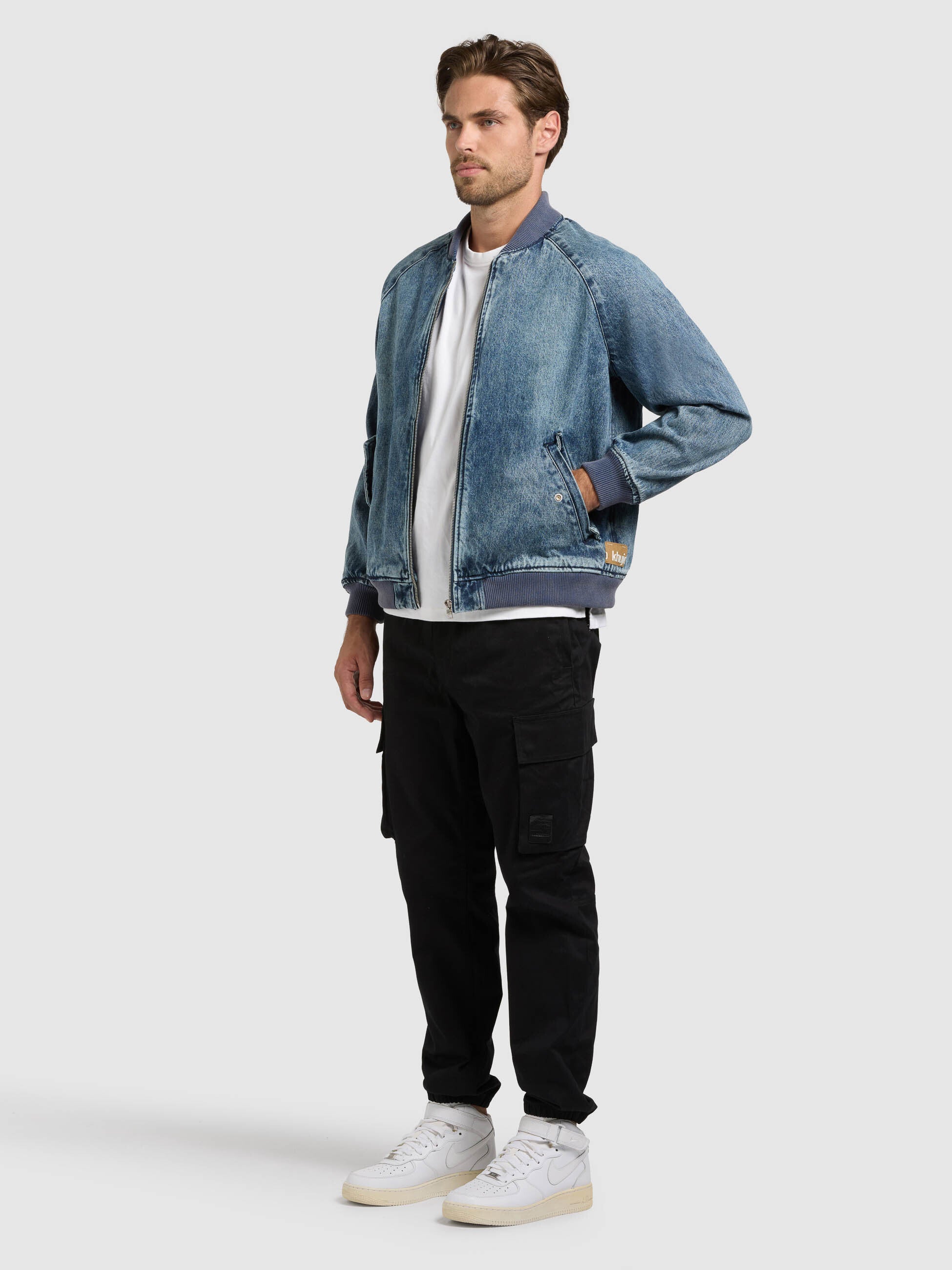 khujo-jacke-cahill-medium-blue-herren-jeansjacke-blouson-aus-denim image 6