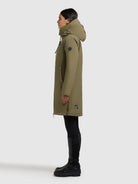 khujo-mantel-yaak4-scrub-green-leichter-kurzmantel-im-slim-fit image 5