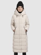 khujo-mantel-sensy-cremewei-damen-steppmantel-wadenlang-regular-fit image 4