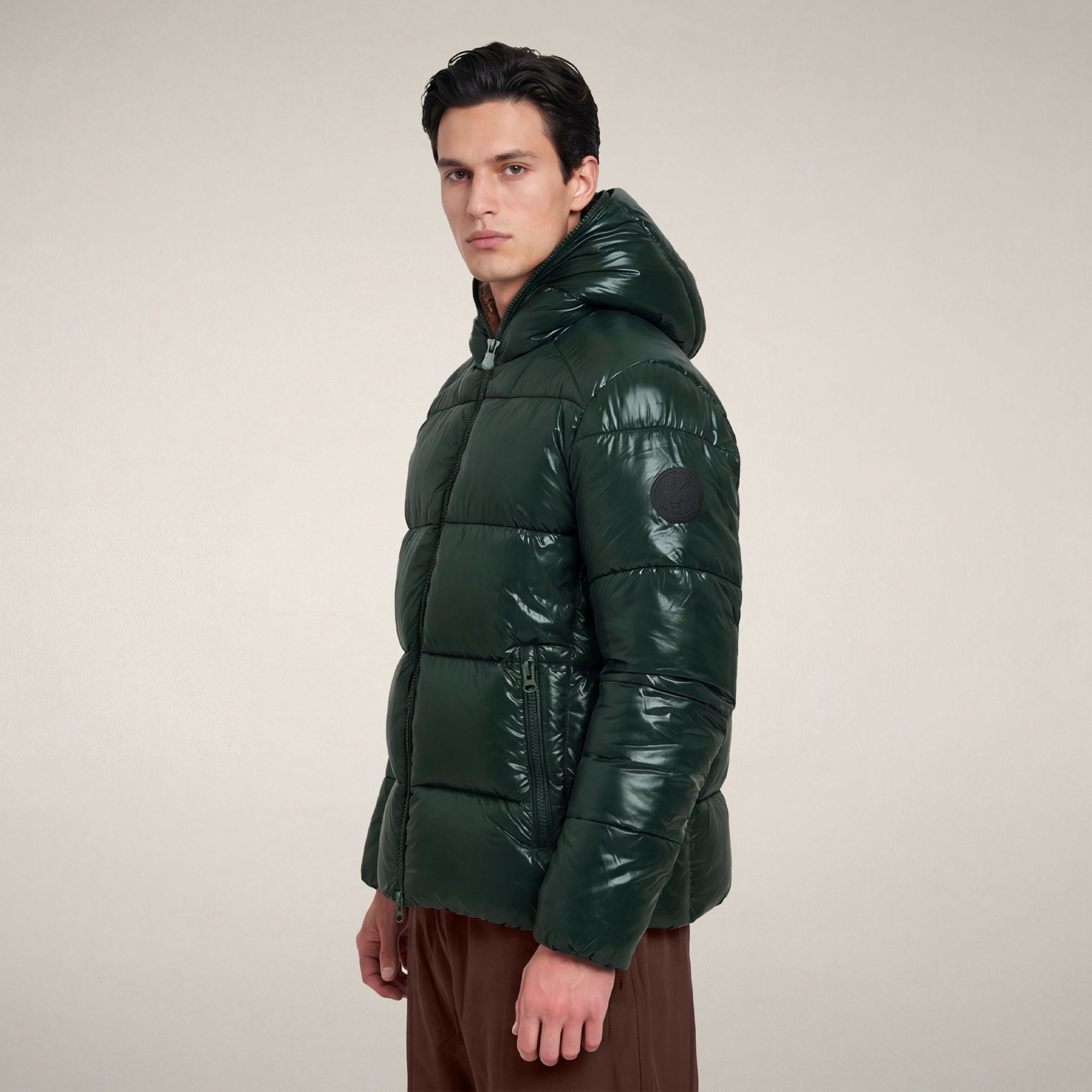 save-the-duck-edgard-herren-steppjacke-nori-gr-n-laqu-mit-kapuze image 5