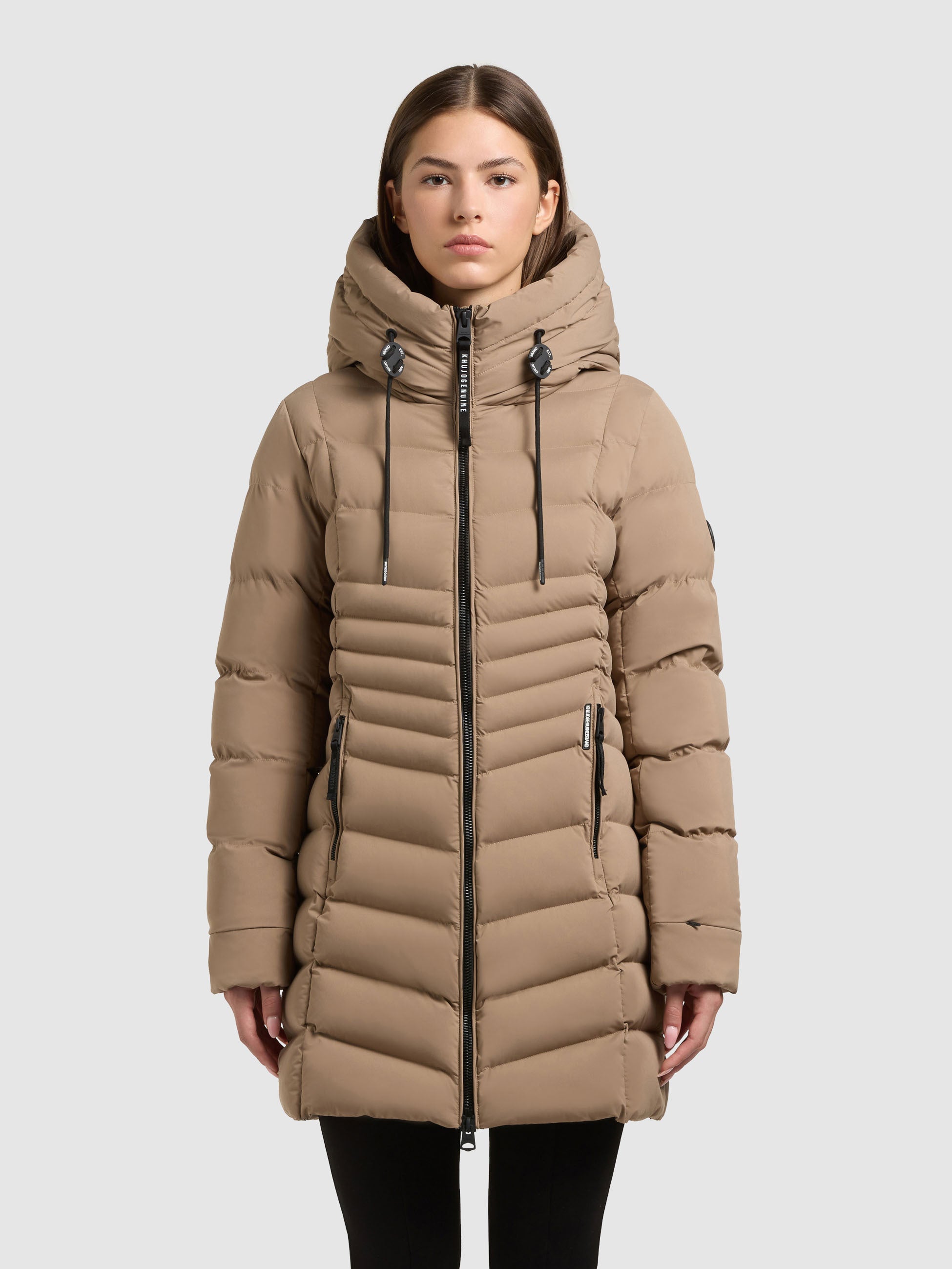 khujo-mantel-lava-cookie-beige-leichter-kurzmantel-slim-fit-f-r-damen image 4