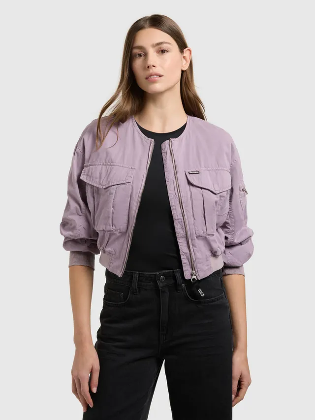 khujo-romy-damen-blousonjacke-violet image 1