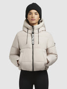 khujo-jacke-elida-hellbeige-kurze-damen-steppjacke-mit-kapuze-im-loose-fit image 4