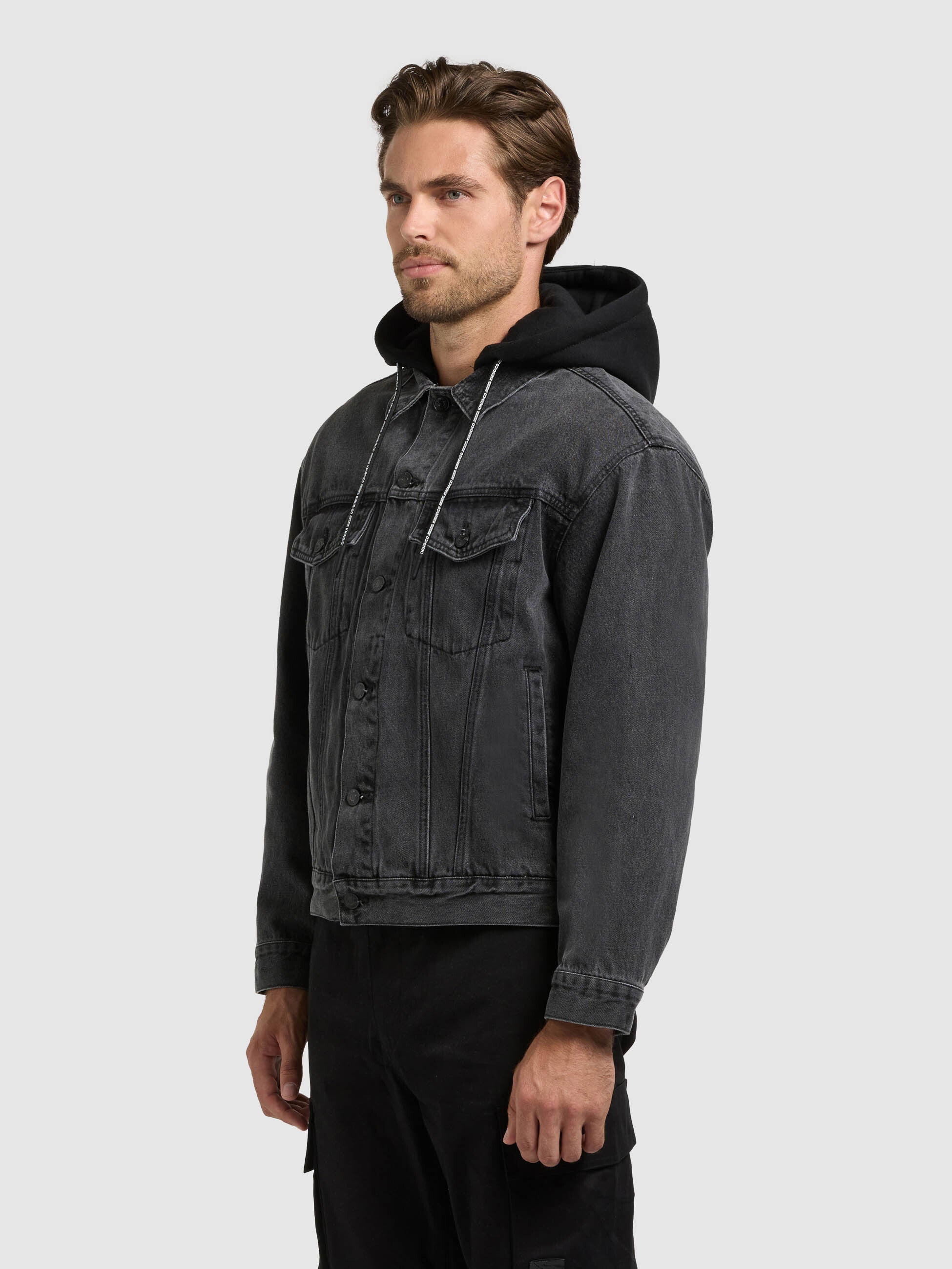 khujo-jeansjacke-jokin-black-2in1-denimjacke-mit-abnehmbarer-kapuze image 5