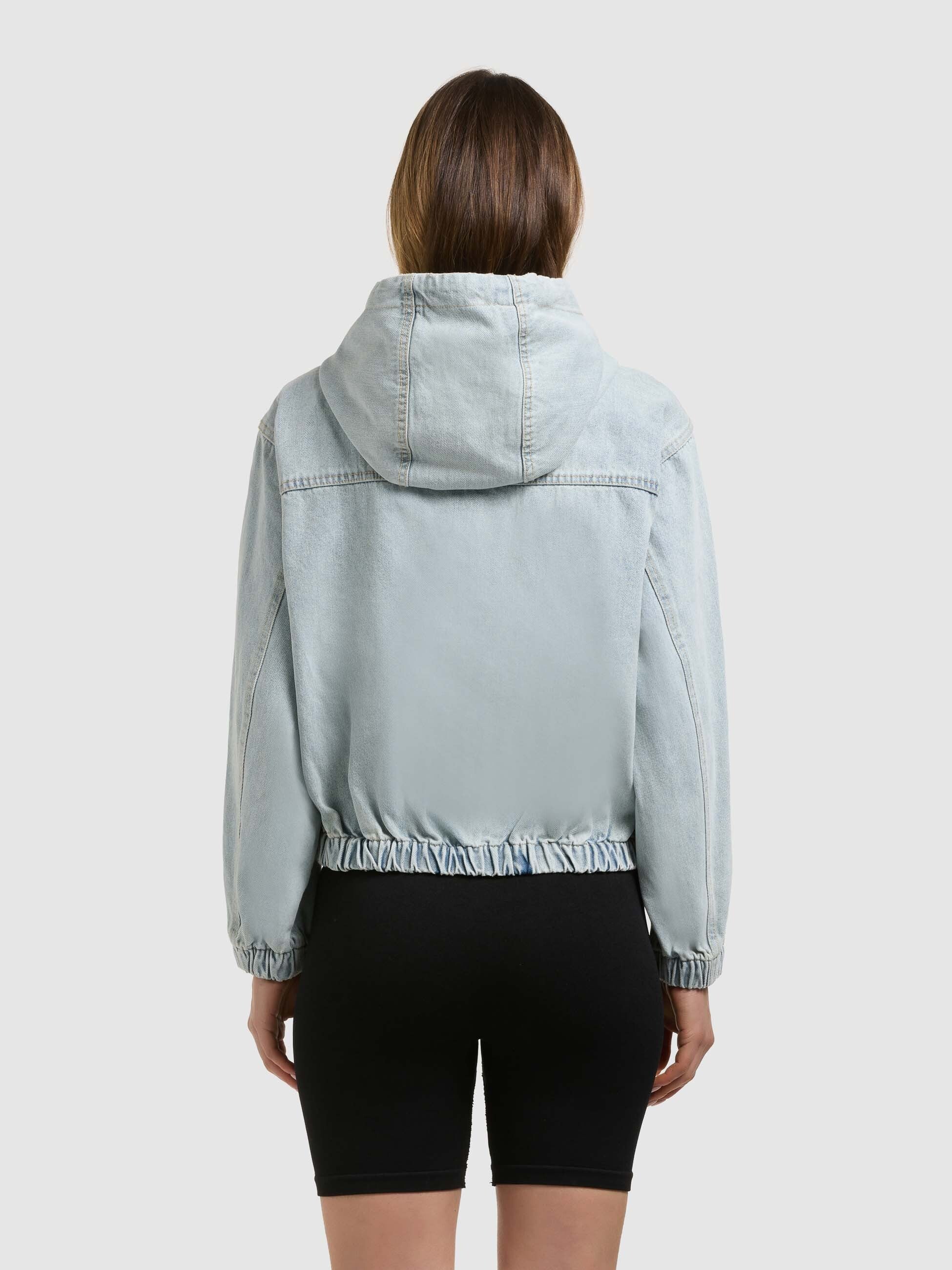 khujo-jacke-gretel-bleached-blue-damen-jeans-blouson-mit-kapuze-im-loose-fit image 3