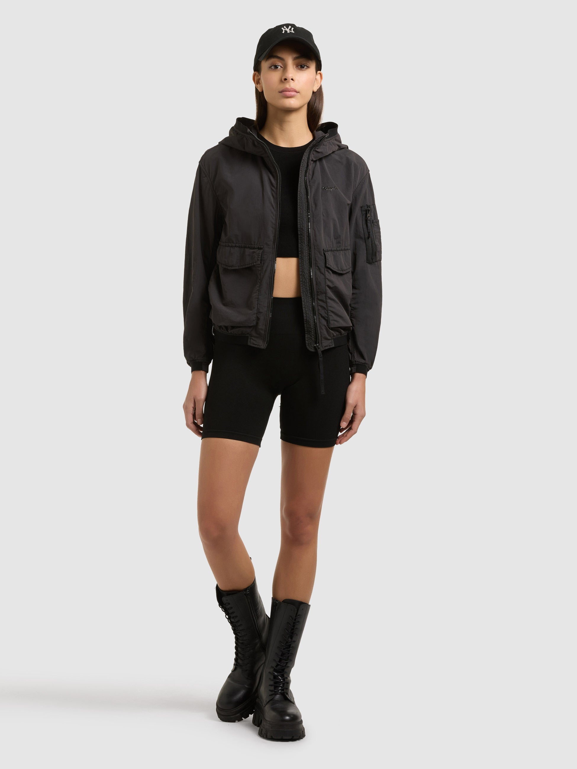 khujo-jacke-vona-black-bomberjacke-blouson-ungef-ttert image 2