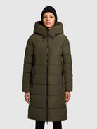 khujo-coat-jilias5-dark-green-gesteppter-damen-wintermantel image 4