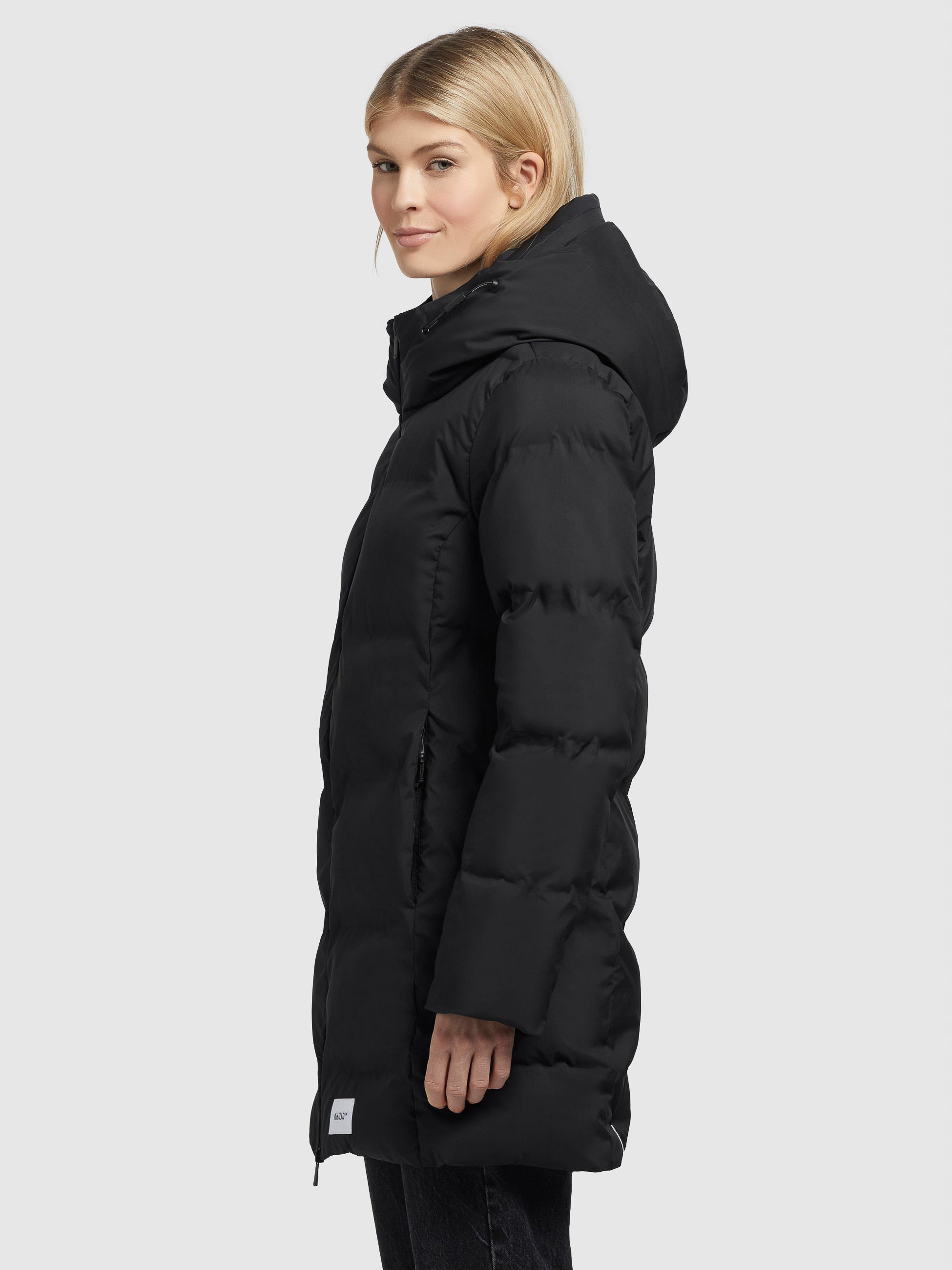 khujo-jacke-tanare2-schwarz-damen-steppjacke-regular-fit image 5