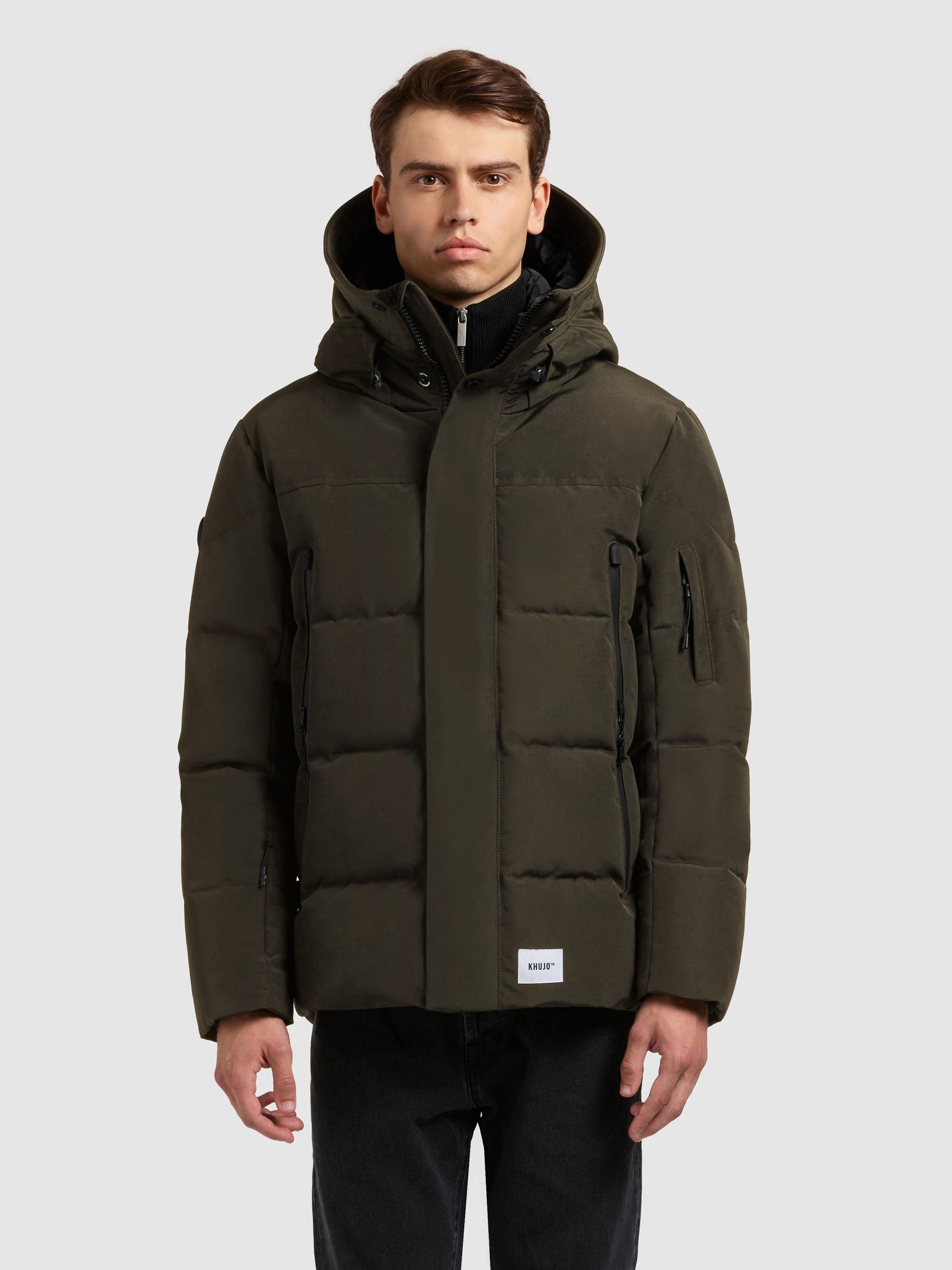 khujo-tato2-range-green-jacke-f-r-herren-steppjacke-h-ftlang-mit-kapuze image 4