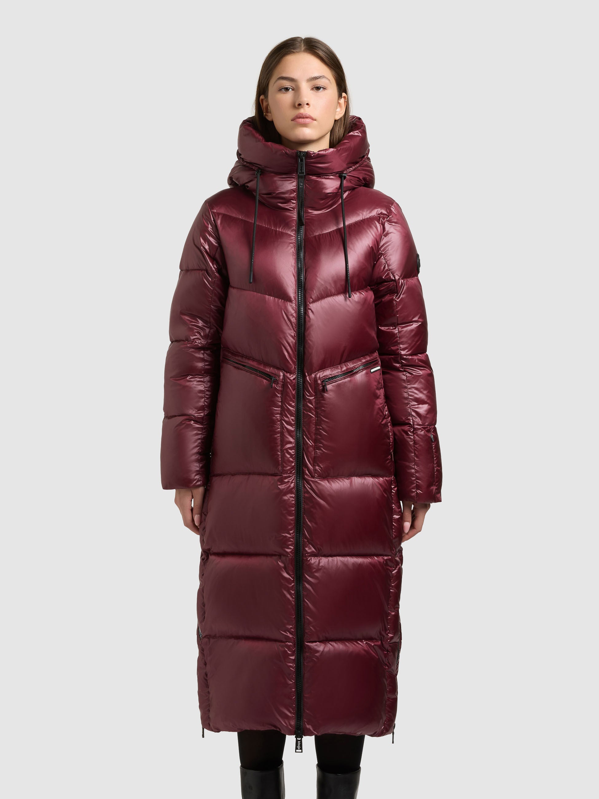 khujo-mantel-tonia-mahagoni-red-gl-nzender-steppmantel-damen-loose-fit image 4