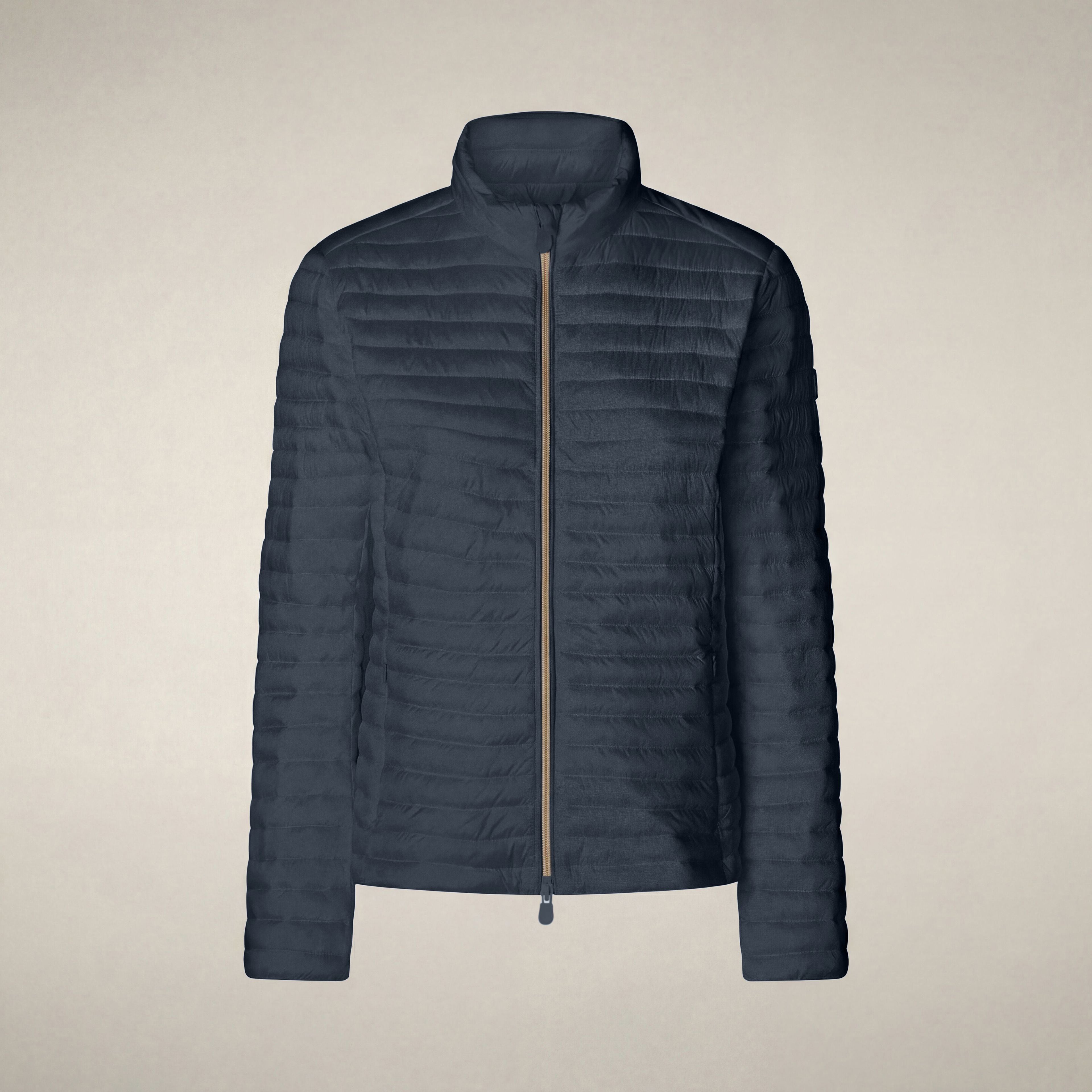 save-the-duck-andreina-damen-pufferjacke-blau-schwarz-kurz-icons-100g-jacke image 3