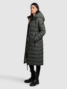 khujo-coat-simmie-foam-green-damen-steppmantel-knielang-regular-fit-mit-kapuze image 2