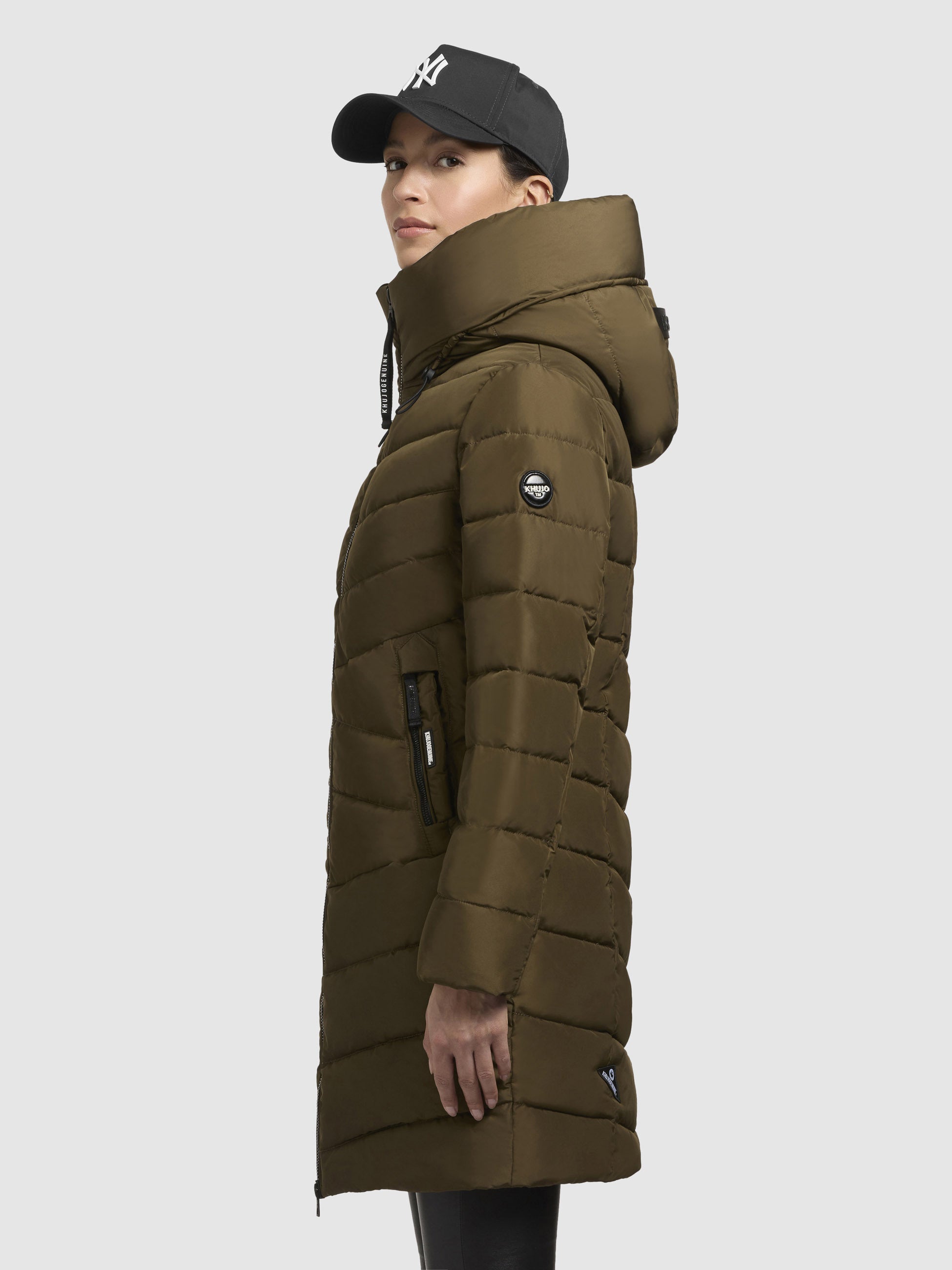 khujo-mantel-pluz-khaki-wattierter-wintermantel-f-r-damen image 5