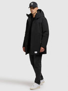 khujo-jacke-can-be-black-warm-wattierter-damen-parka-mit-kapuze image 2