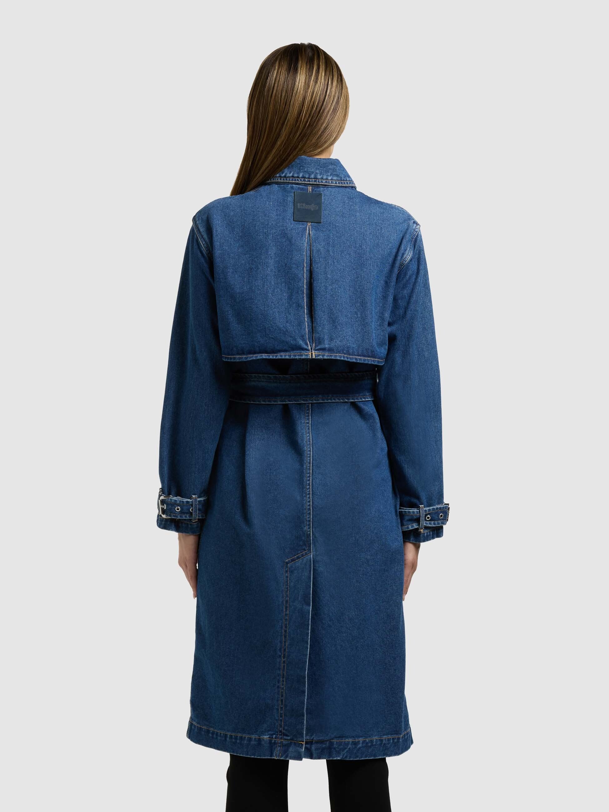 khujo-mantel-hera-midnight-blue-damen-jeans-trenchcoat-aus-baumwoll-denim image 3