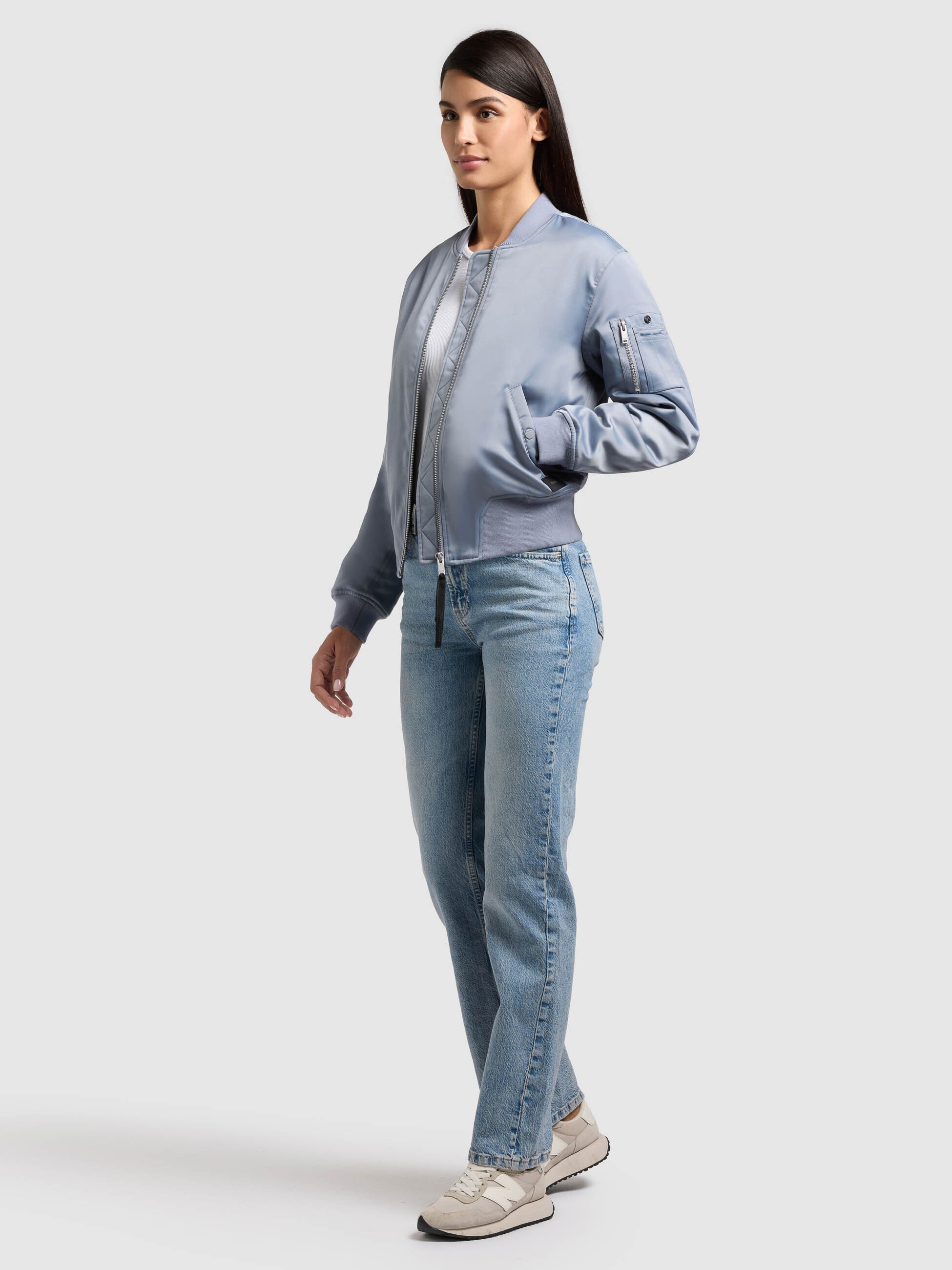 khujo-beth-damen-bomberjacke-misty-blue image 2