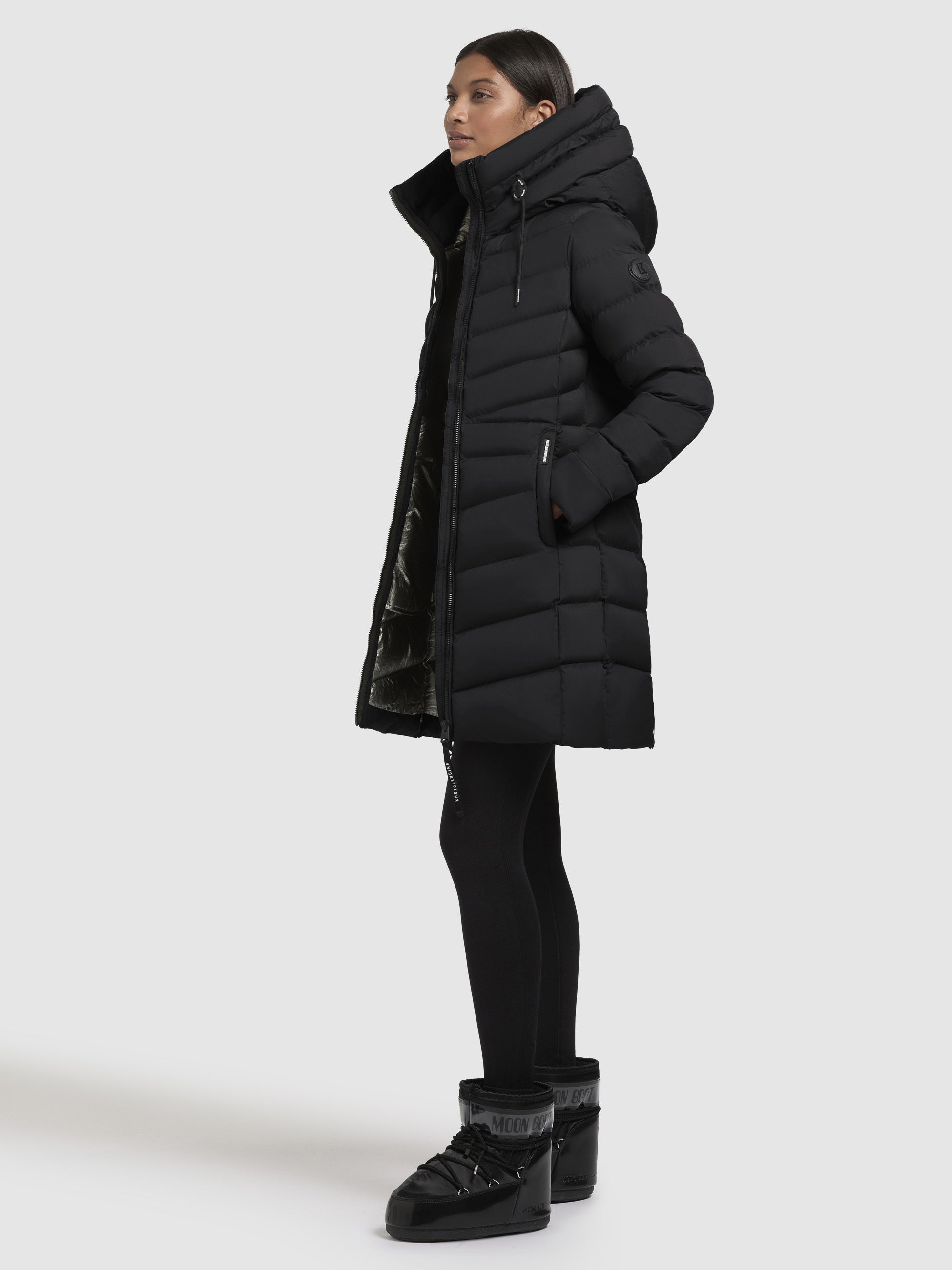 khujo-jacke-tuhani4-schwarz-damen-steppjacke image 1